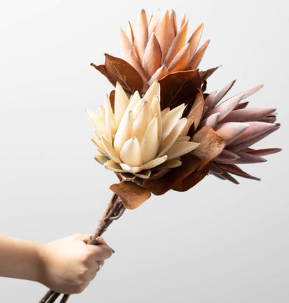 Fall Light Rust Artichoke Spray