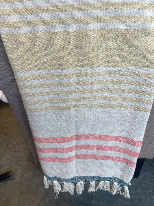Woven Recycled Cotton Throw