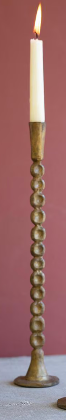 Antique Brass Taper Candle Holder