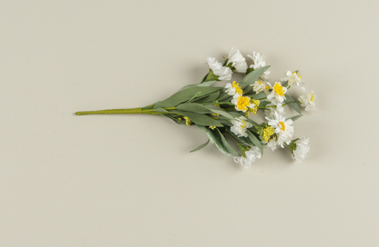 12” White Paper Daisy Bush