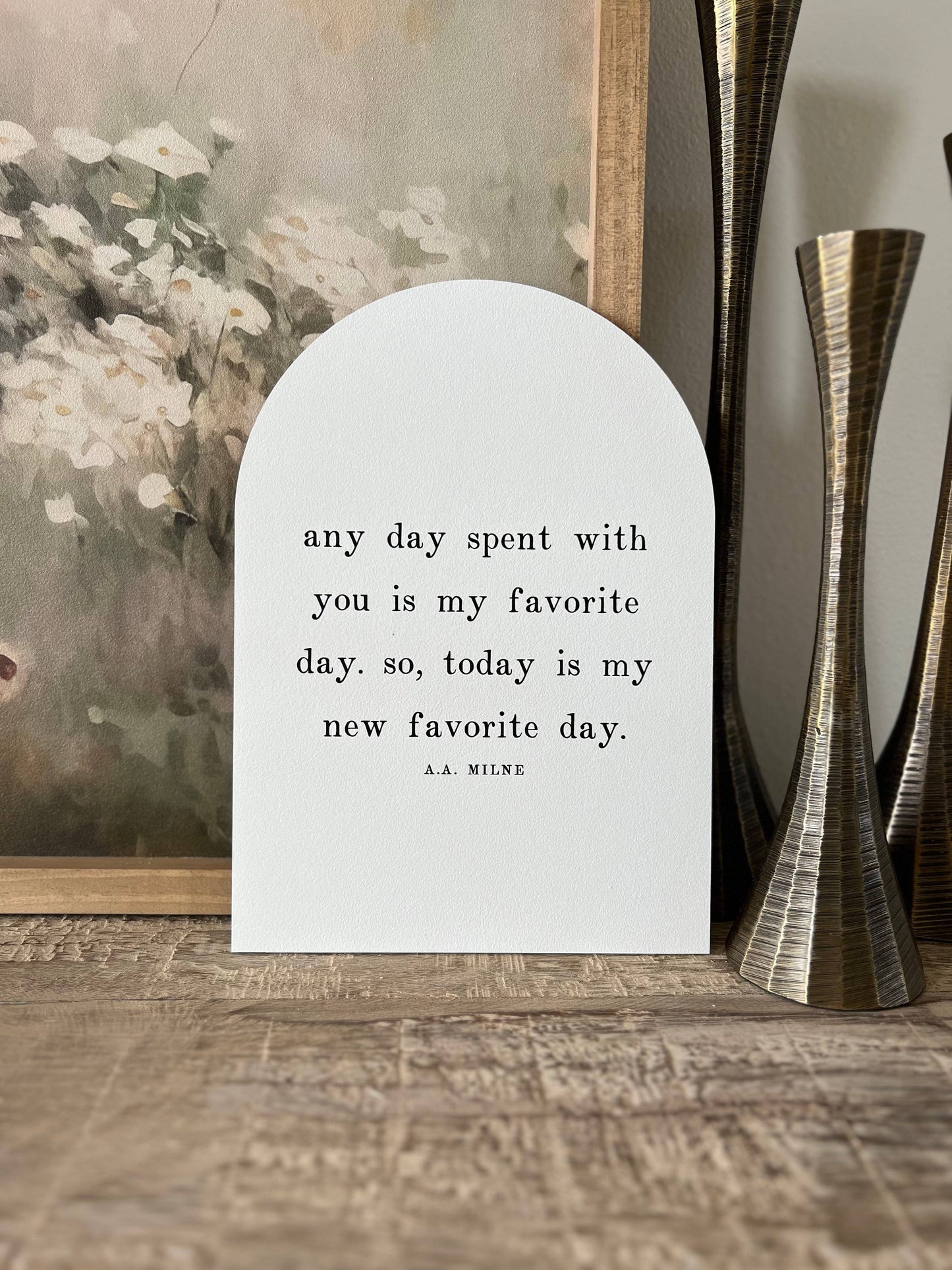 Any Day Spent With You, Wood Arch