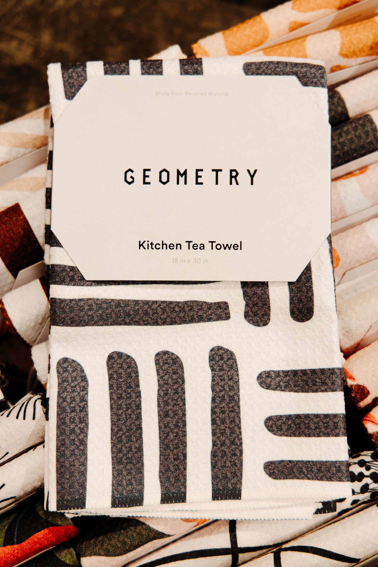 Geometry Zen Garden Tea Towel