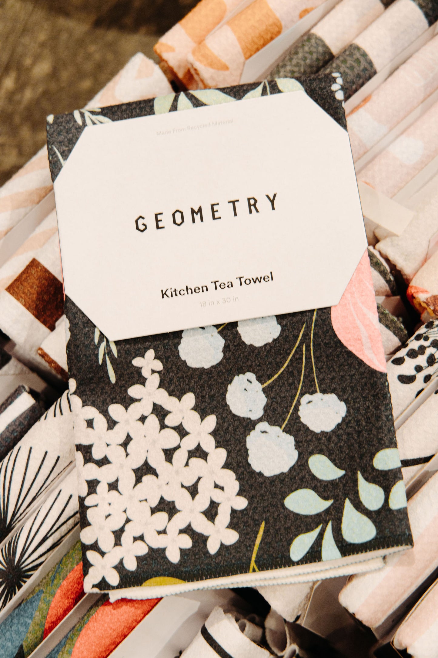 Geometry Not Forgotten Tea Towel