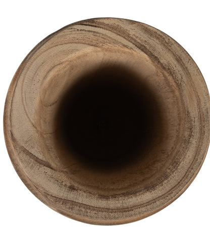 Decorative Carved Paulownia Wood Vase