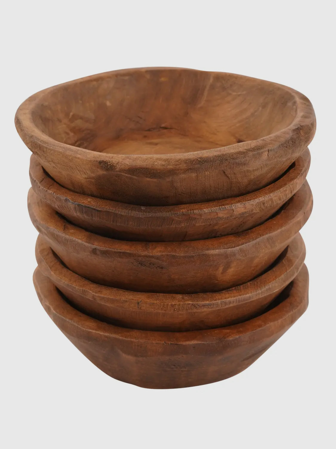 Wood Round Dough Bowl