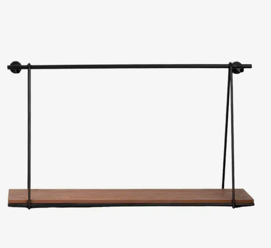 14” Metal/Wood Swing Like Shelf