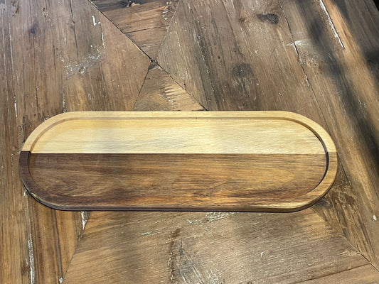 2 Tone Wood Tray