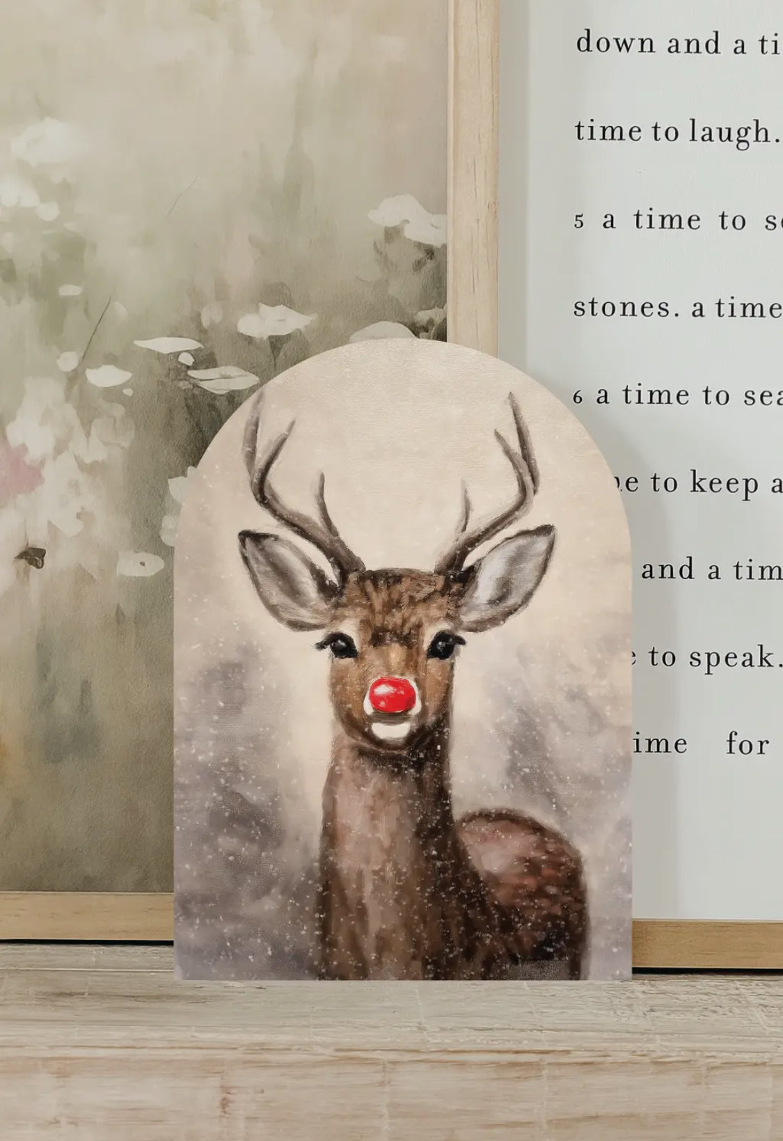 7”x10” Rudolph Vintage Arch