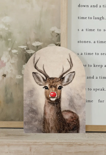 7”x10” Rudolph Vintage Arch