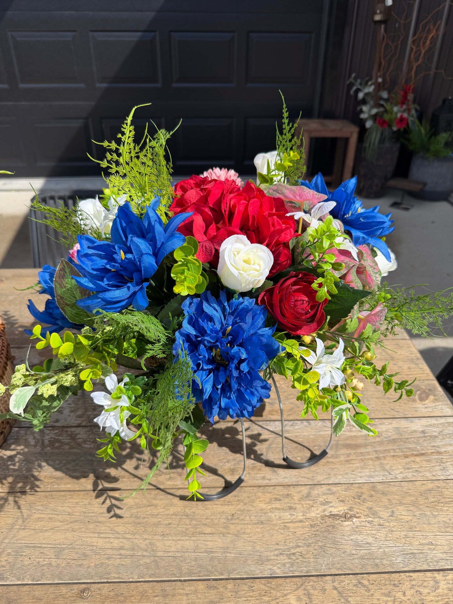 Headstone Custom Arrangement