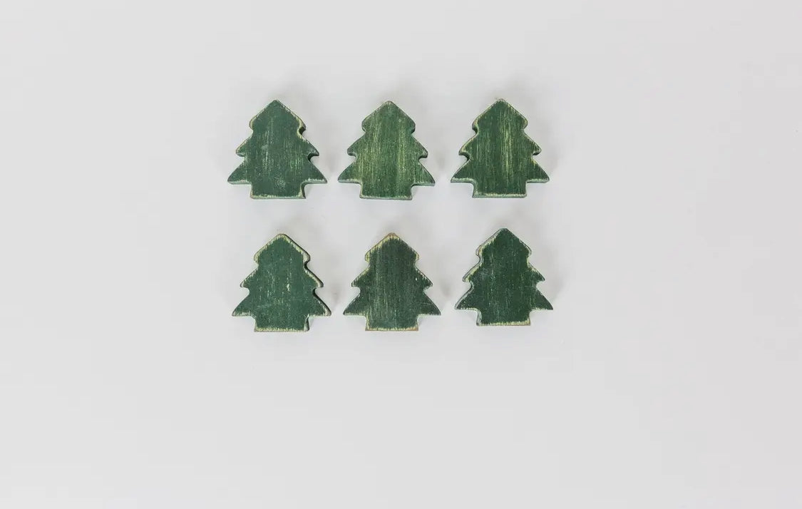 Trees Christmas Letter-Board Decor Set/6