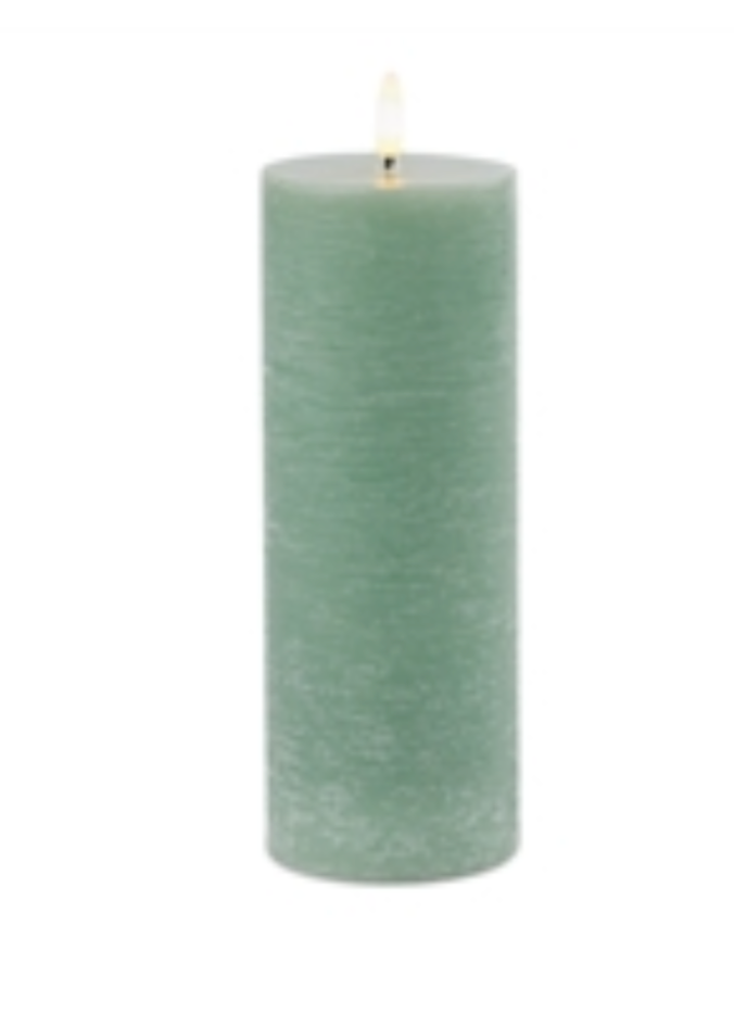 3”x8” Green Fia Wick Candle
