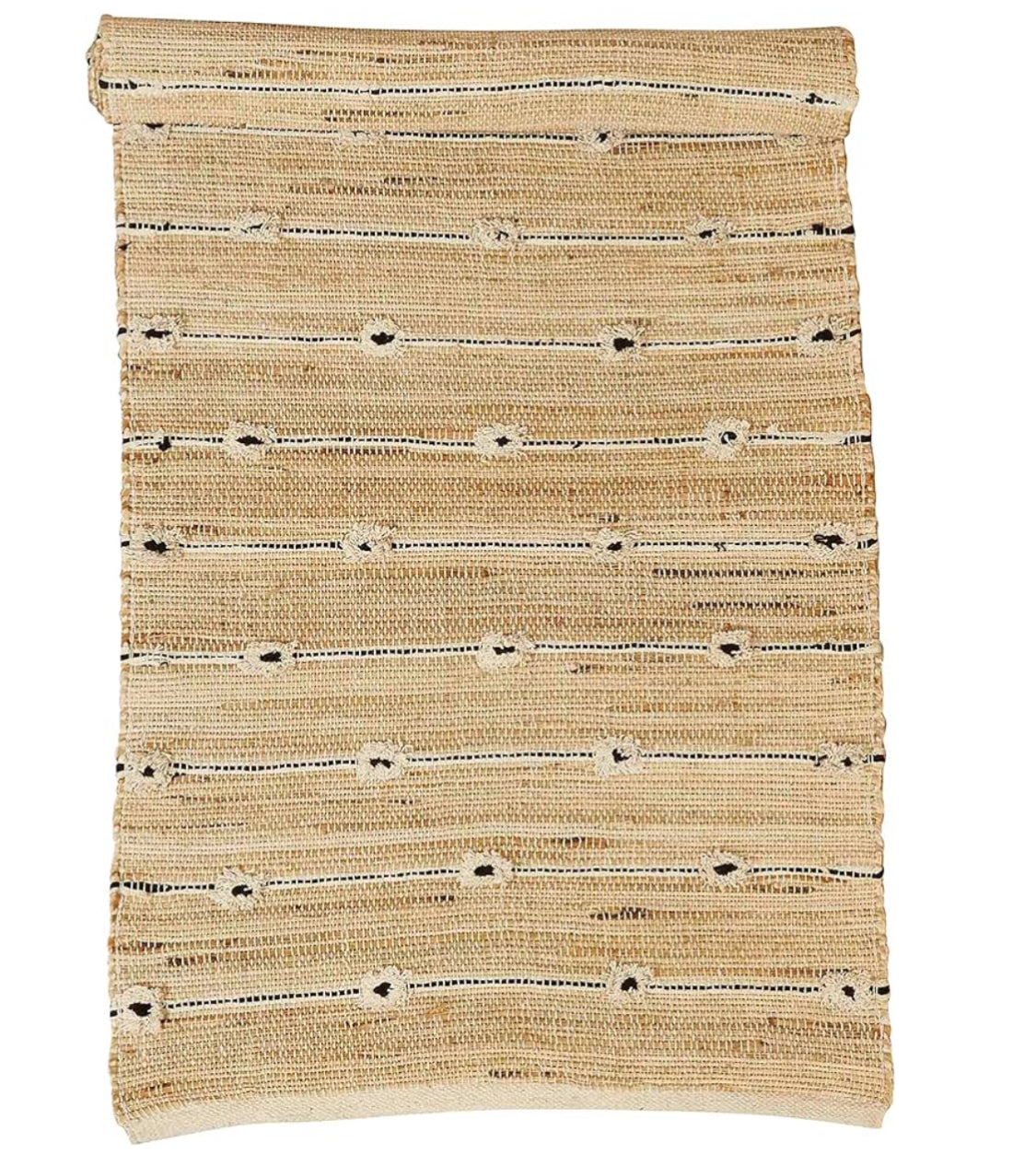 Jute & Cotton Blend Tufted Rug