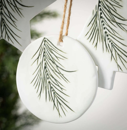 Pine Icon Ornament-3 Assorted