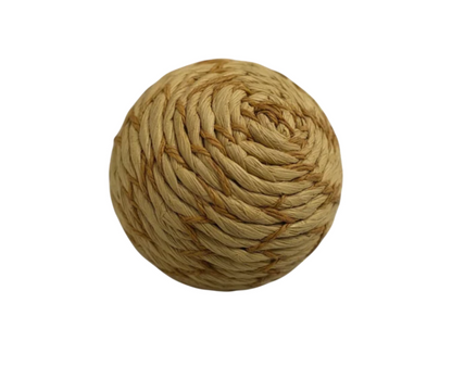 4” Rattan Natural Orb