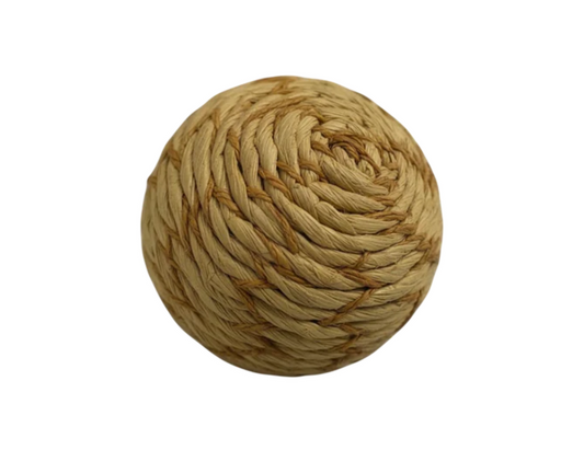 4” Rattan Natural Orb