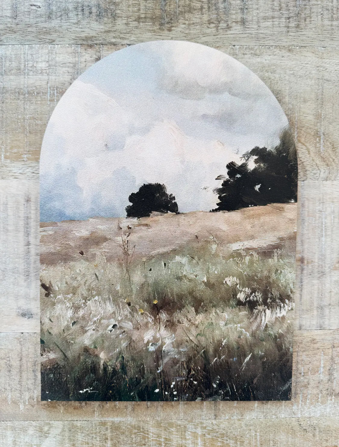11”x15” Kaia Vintage Wood Arch