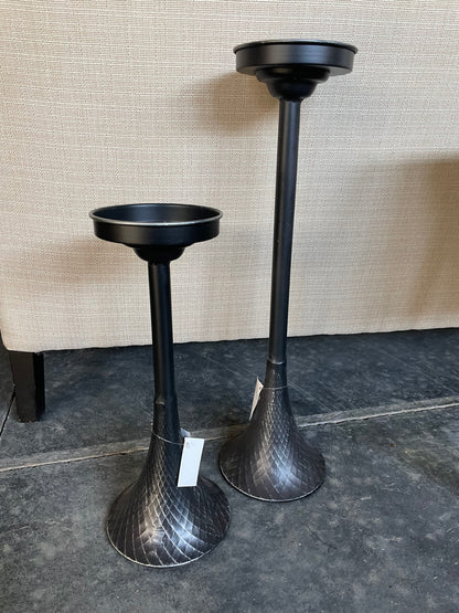 Black Metal Candle Stand-Large