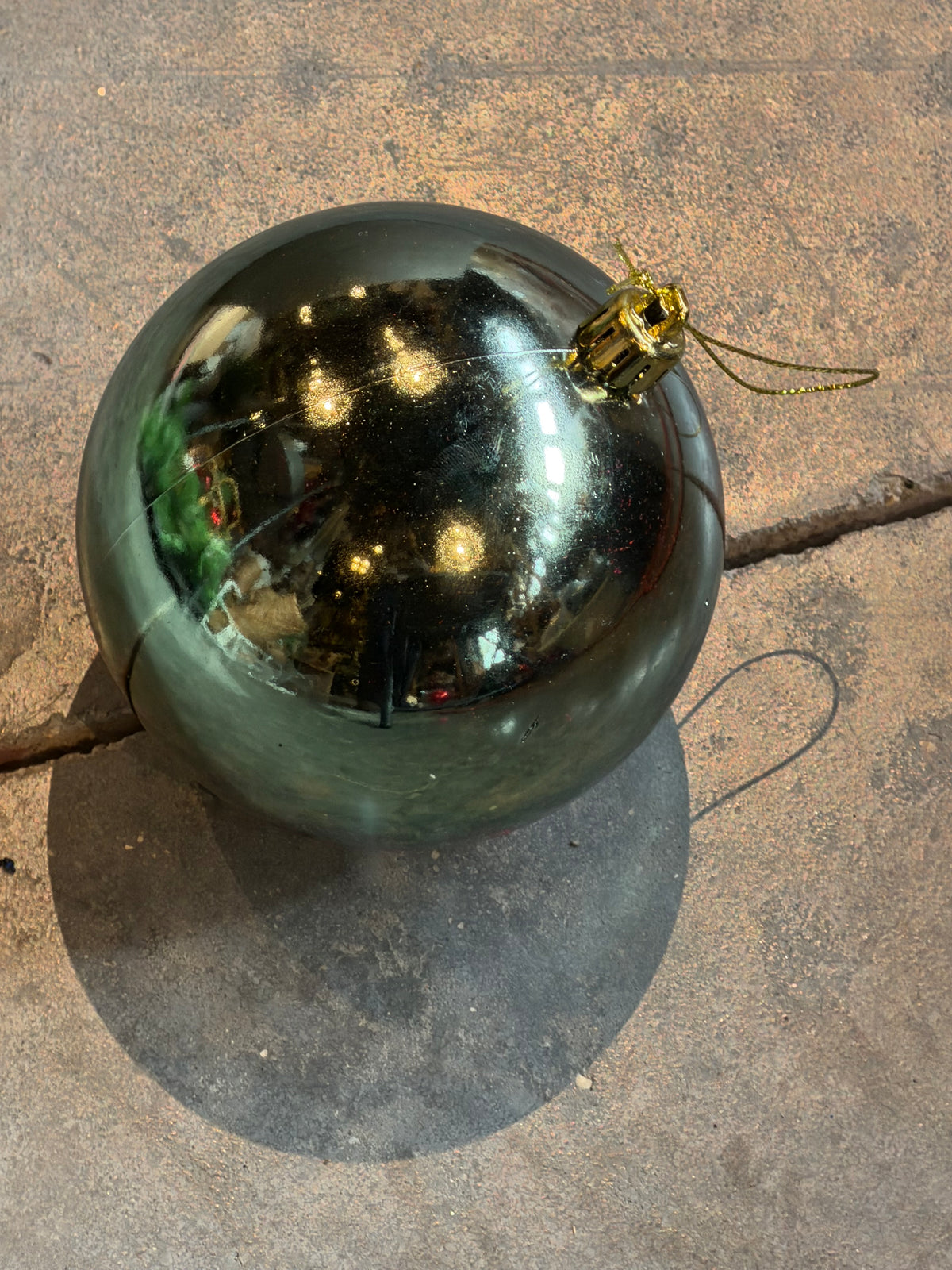 Sage Green Ball Ornament