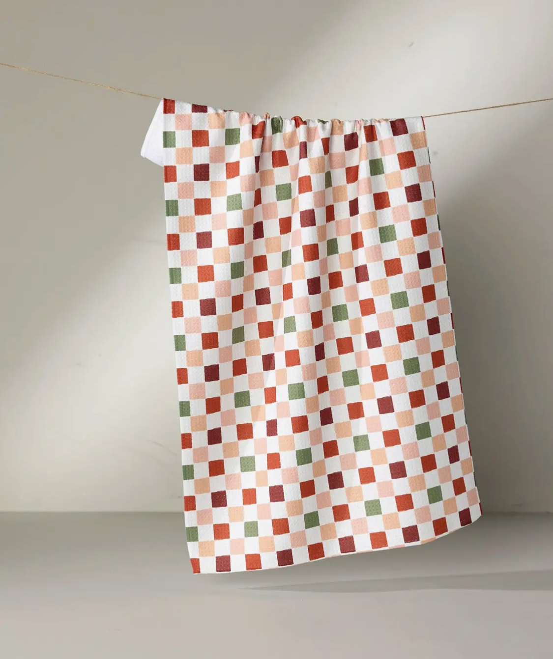 Cozy Check Tea Towel