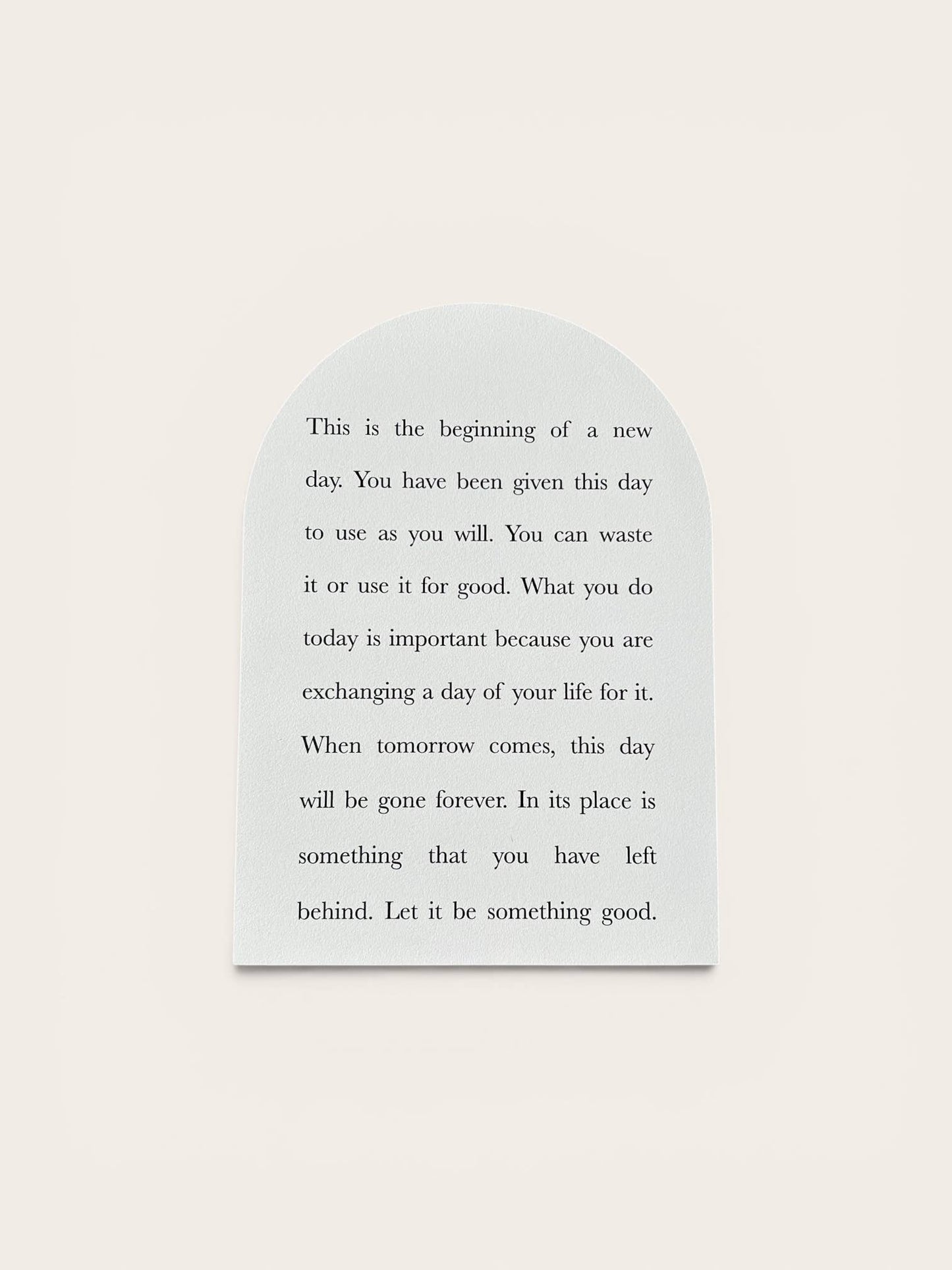 This Is the Beginning, Wood Arch | Home Decor