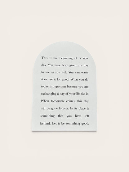 This Is the Beginning, Wood Arch | Home Decor