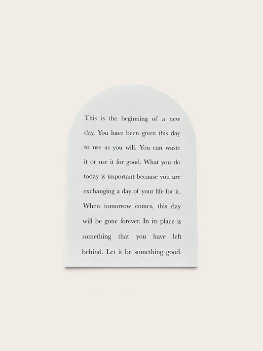 This Is the Beginning, Wood Arch | Home Decor