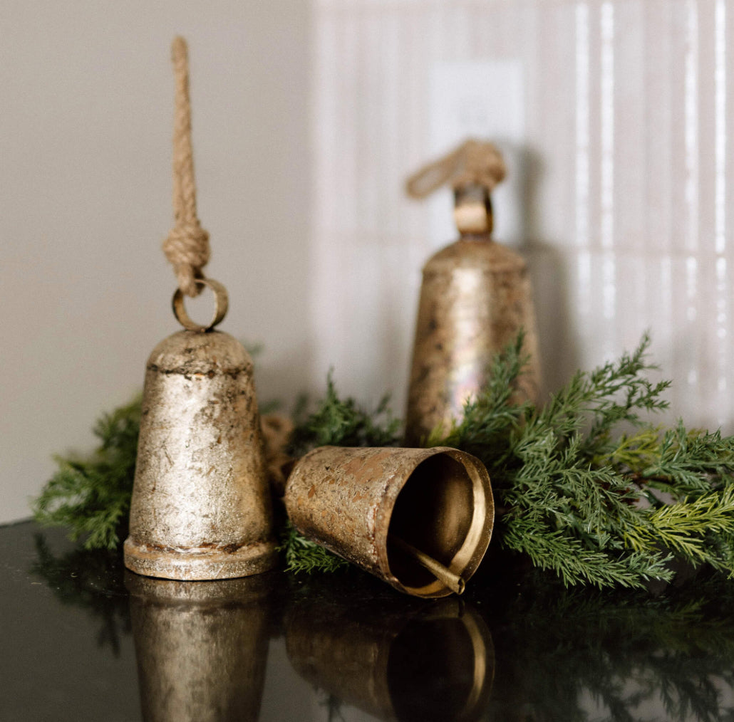 Rustic Bell Ornament-Sm