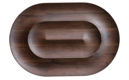 Oval Mango Wood Serving Dish