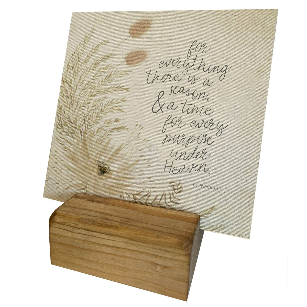Mini Canvas, There Is A Season, Shelf Decor