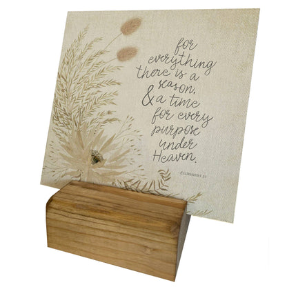 Mini Canvas, There Is A Season, Shelf Decor