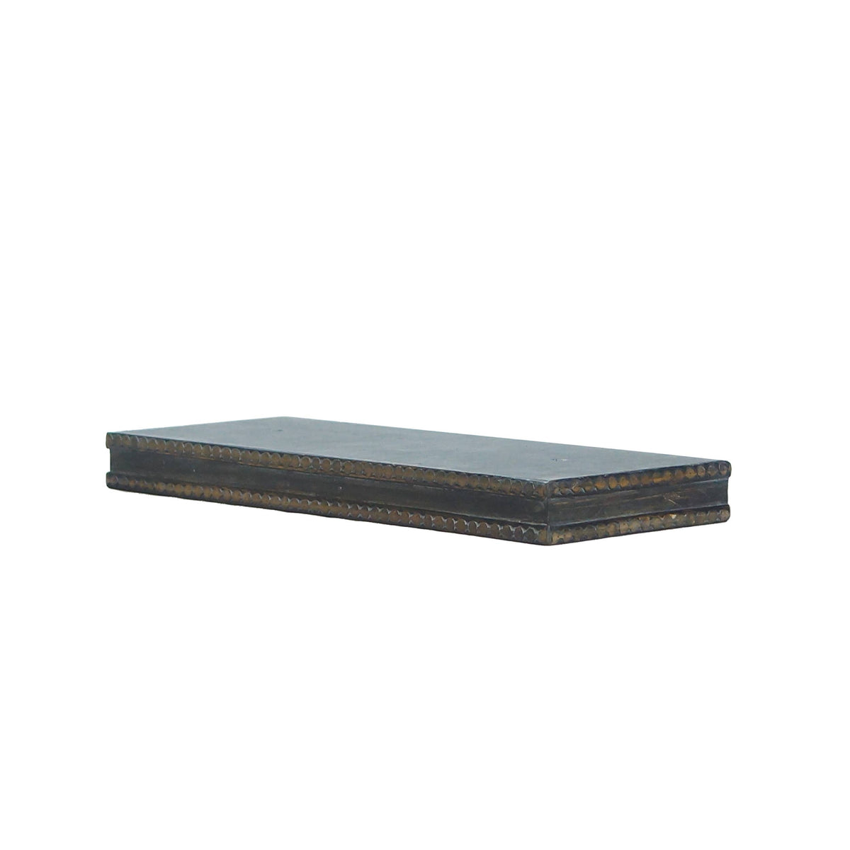 VIP Wood 16 in. Black Rectangular Floating Shelf