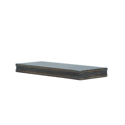 VIP Wood 16 in. Black Rectangular Floating Shelf