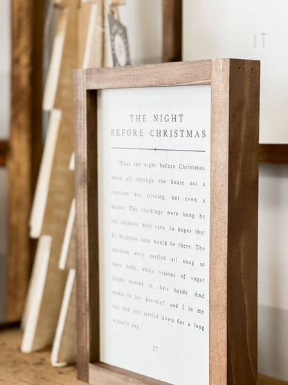 The Night Before Christmas | Christmas Wall Decor