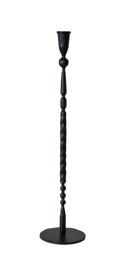 Hand-Forged Cast Iron Taper Holder