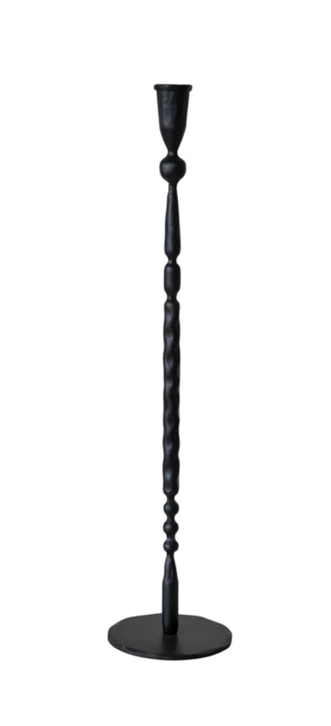 Hand-Forged Cast Iron Taper Holder