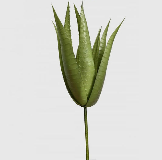 14” Faux Aloe Vera Succulent Stem
