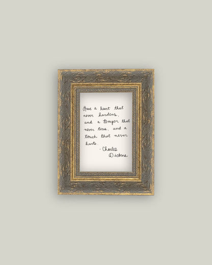 Have A Heart Framed Antique Print