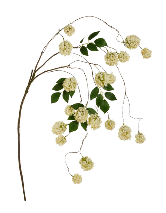 52.5” Green Mini Hydrangea Branch