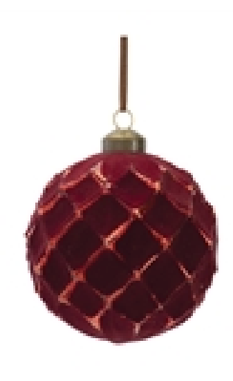Deep Red Glass Ornament