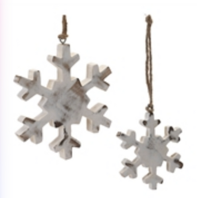 Snowflake Wood Ornament