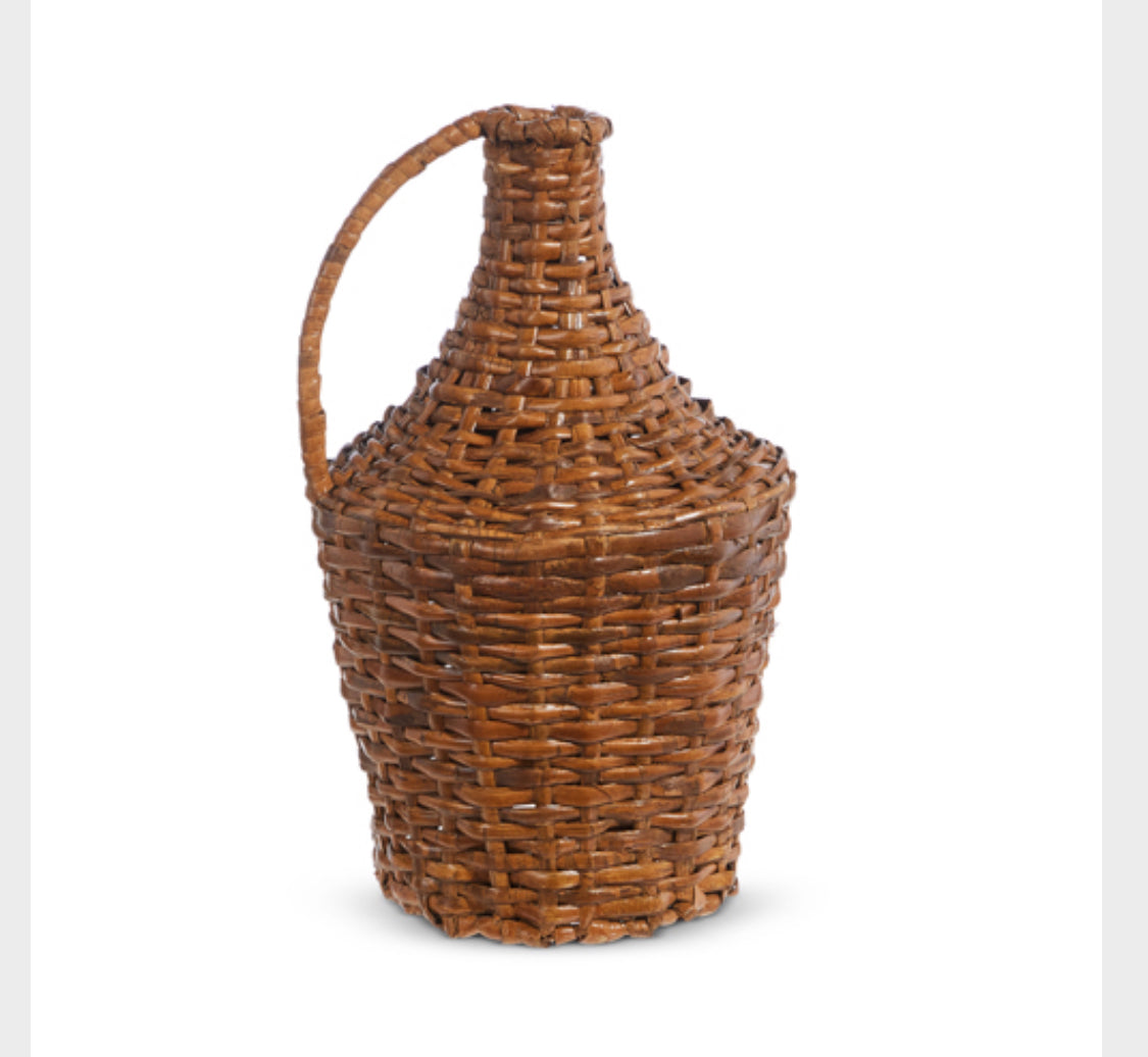 12” Woven Demijohn Vase