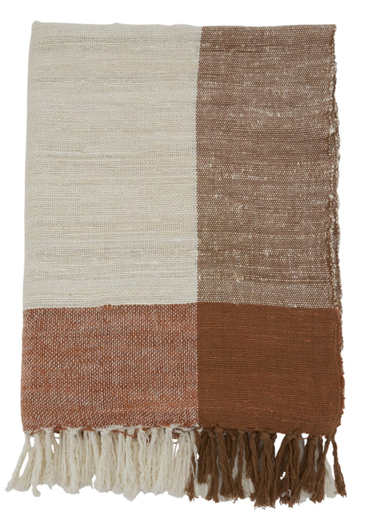 Banded Border Throw