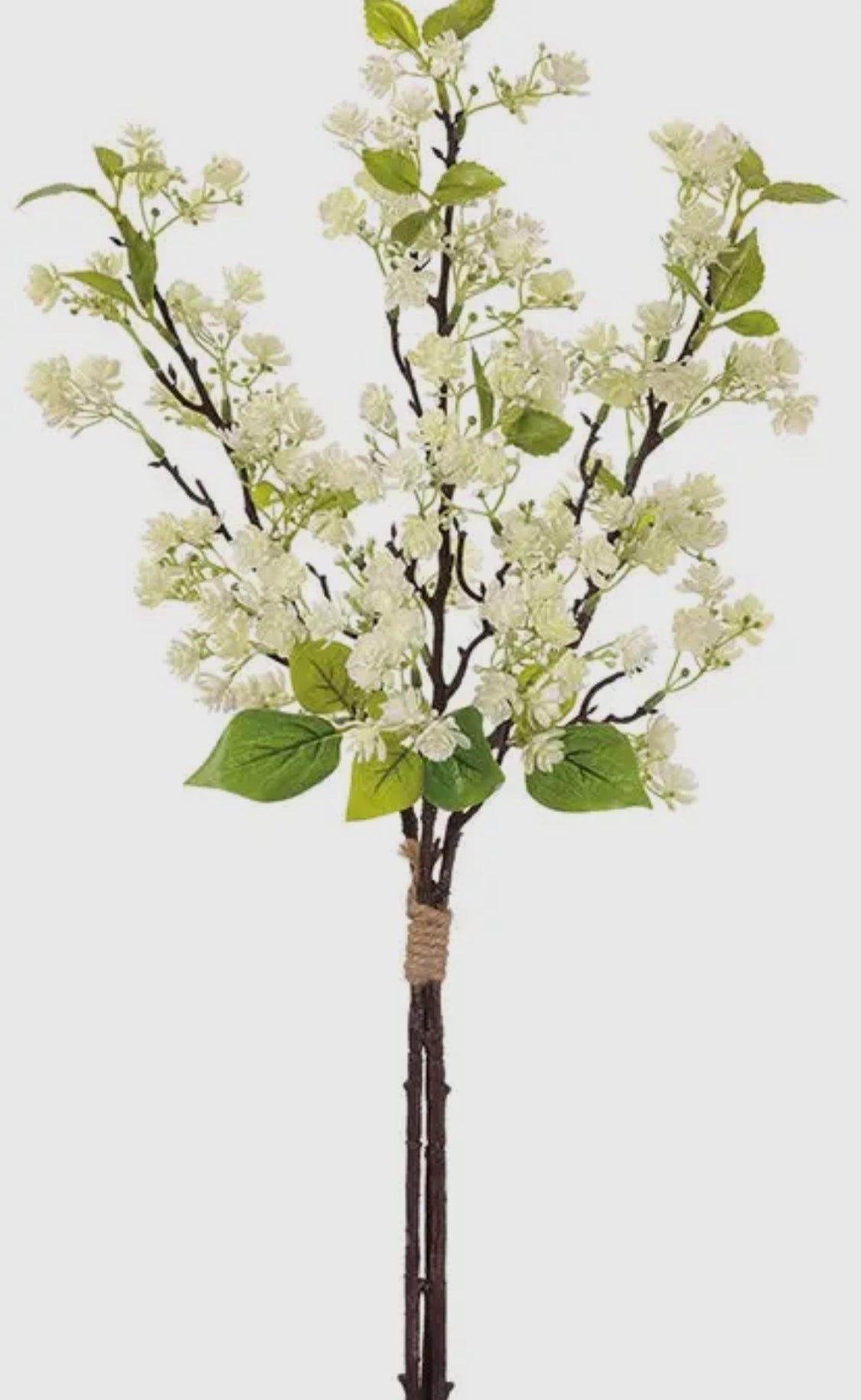 Mini White Flower Blossom Bundle Branch