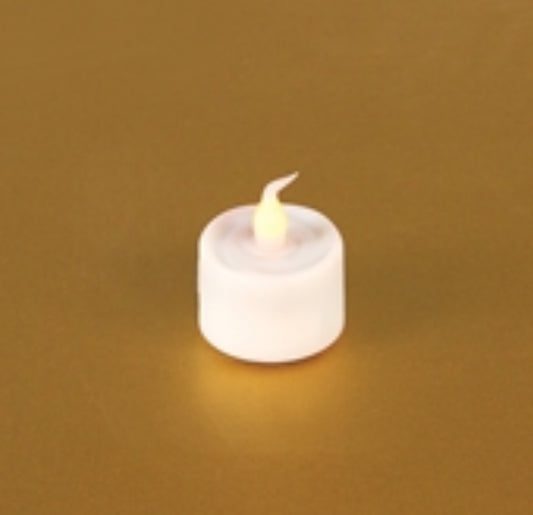 LED Flickering Tea Light w/6 Hr Timer