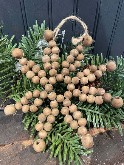 Wood Bead Ornament