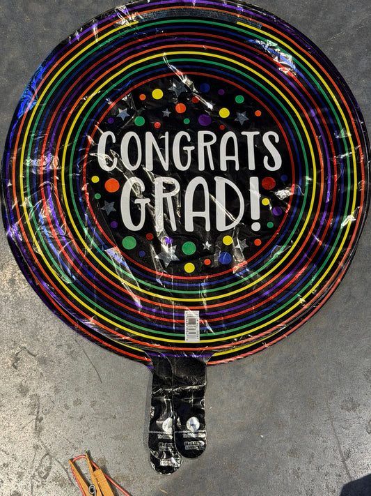 18” Congrats Grad Mylar Balloon