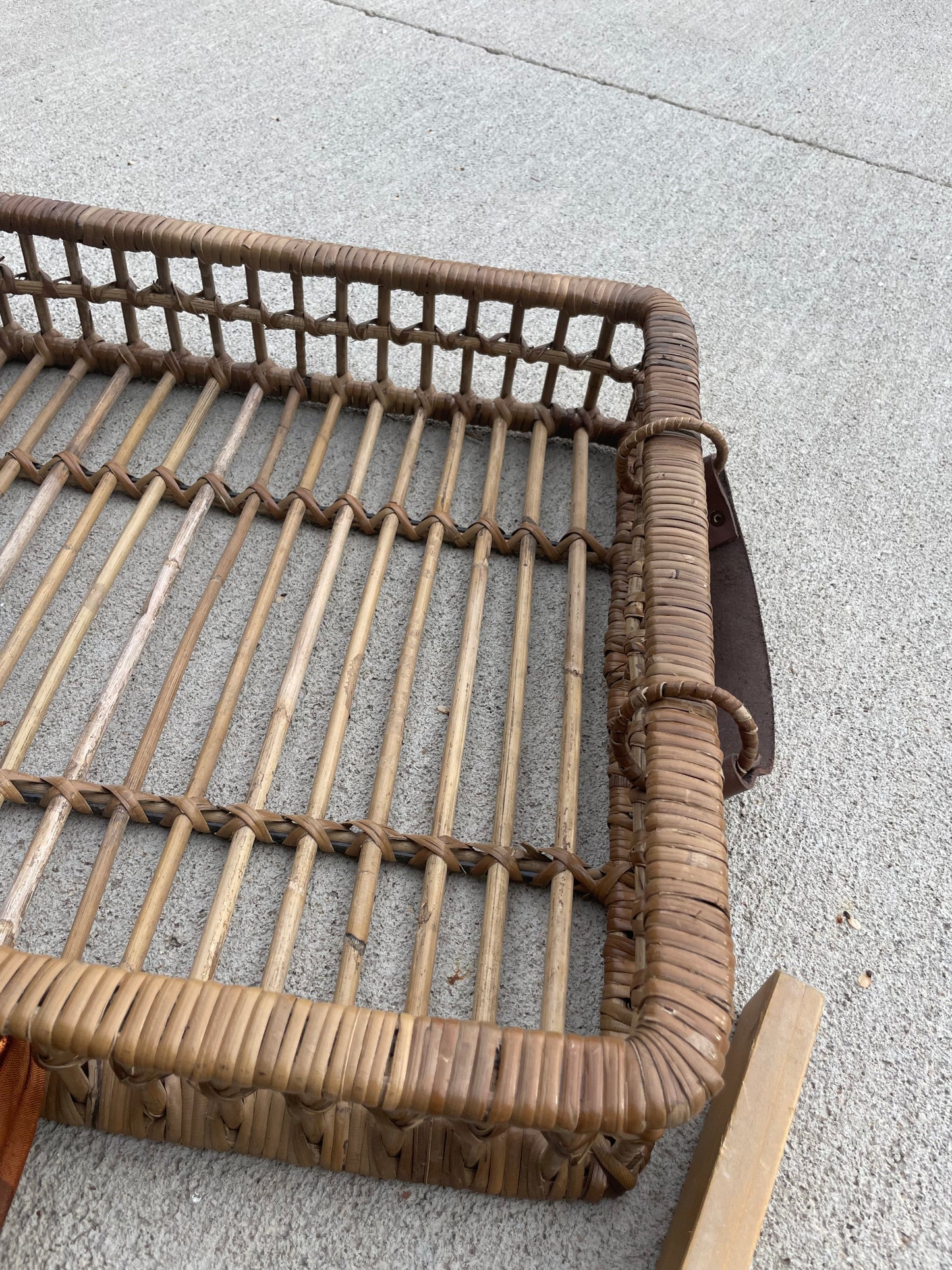 Tray w/ Leather Handles