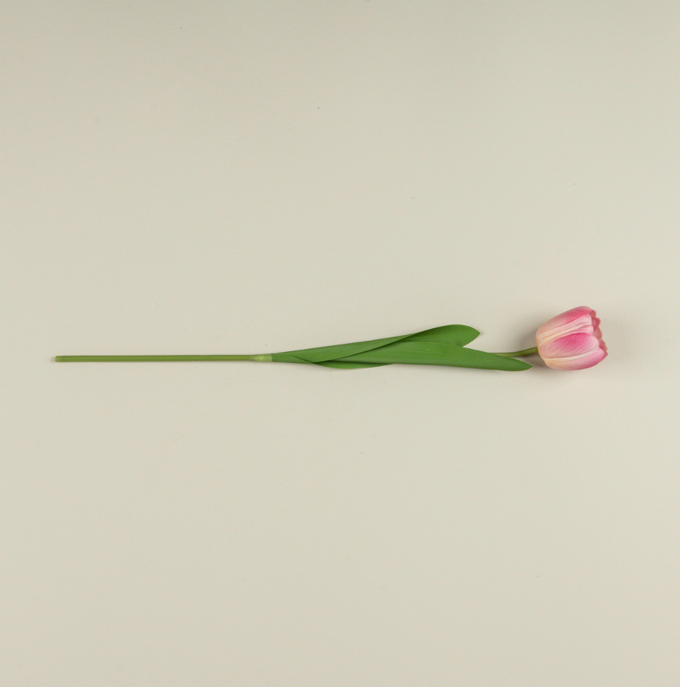 21.5 Soft Touch Pink Tulip Stem