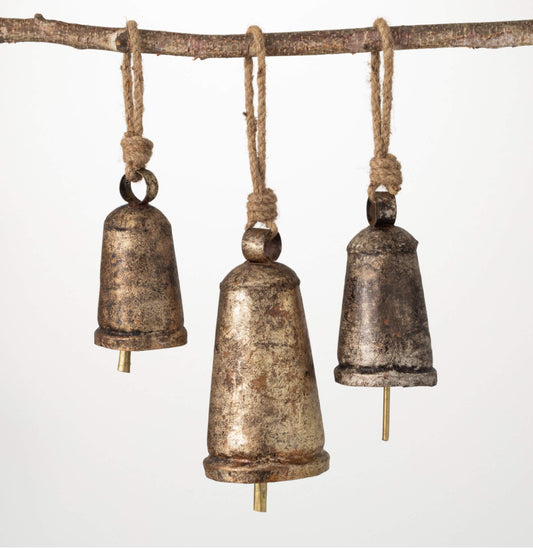 Rustic Bell Ornament-Sm